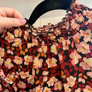 NEW YEAR SALE! Women yolk neck blouse